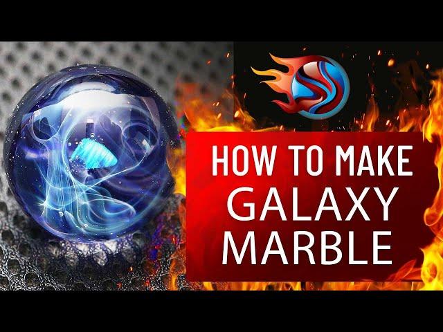 Lampworking | Galaxy Marble w/ Opal | Glass blowing | The Fusing Shop