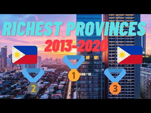 Richest Philippine Provinces by Asset Value │ 2013 - 2020 │Cebu Economic Miracle