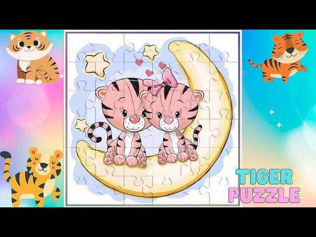 Tigger Puzzle for Kids | Cute Tigger Puzzle Toy | Proud Tiger Puzzle Game