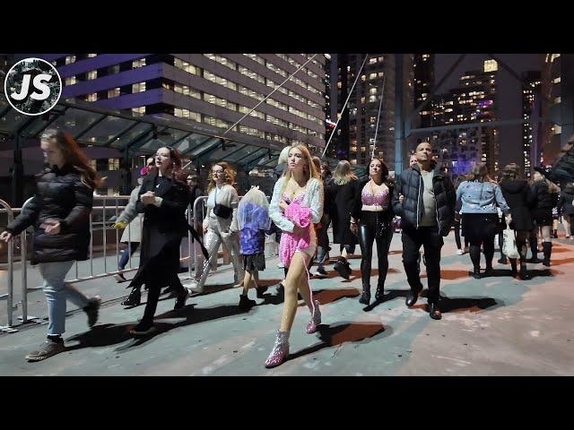 SkyWalking with Swifties to the SkyDome | Toronto Walk (Nov 2024)