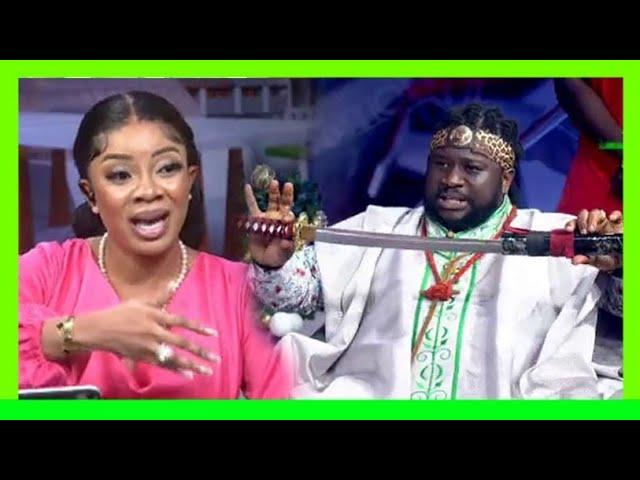 I have Ministers in Secret Society-Ajagurajah clαshes with Serwaa on live TV over Worship Style