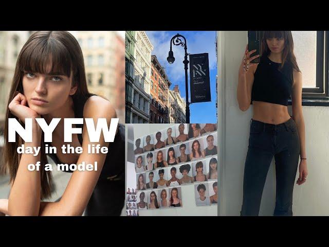 day in the life of a model during new york fashion week