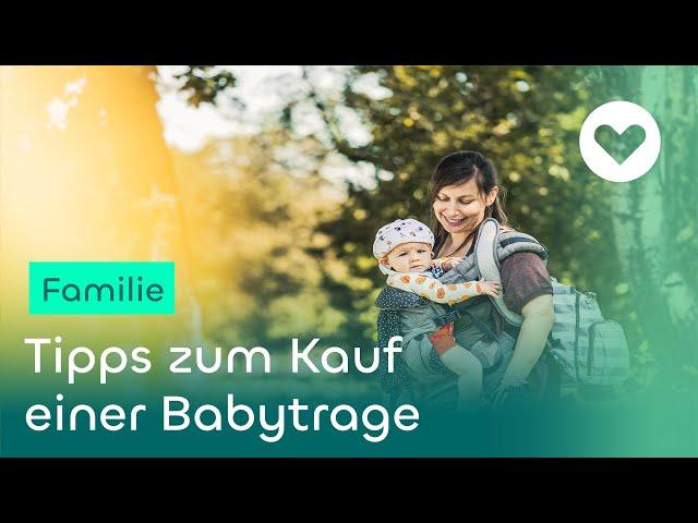 Babytrage und Tragetuch im Vergleich - Kauftipps für Eltern