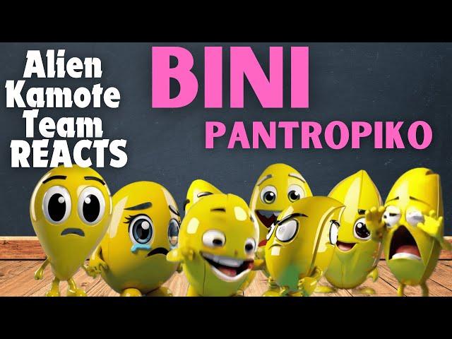 Alien Kamote Team Reacts - BINI's Pantropiko Performance Video