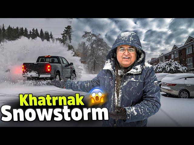 Houston me khatarnak SNOWSTORM  kia Hashar hogya 