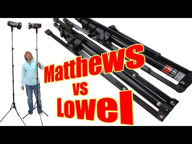 LOWEL Unito Light Stand vs Matthews MERF Which One Reigns Supreme?