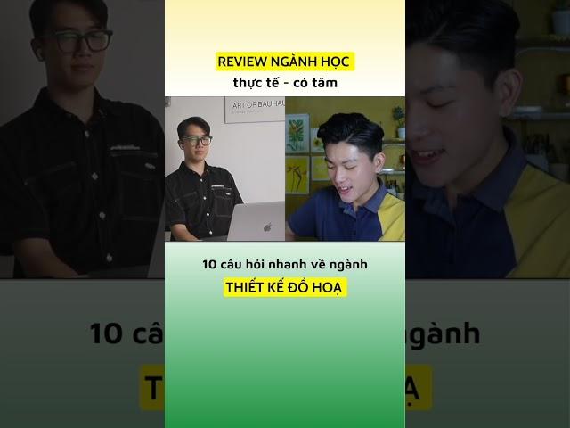 10 câu hỏi nhanh về ngành thiết kế đồ hoạ 2D| @nguoiyeumoi  x @Nghiane