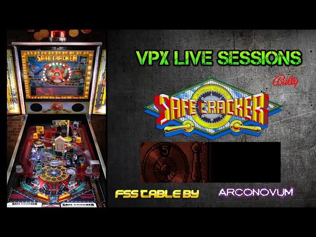 VPX Live Session - Safe Cracker (Bally, 1996)