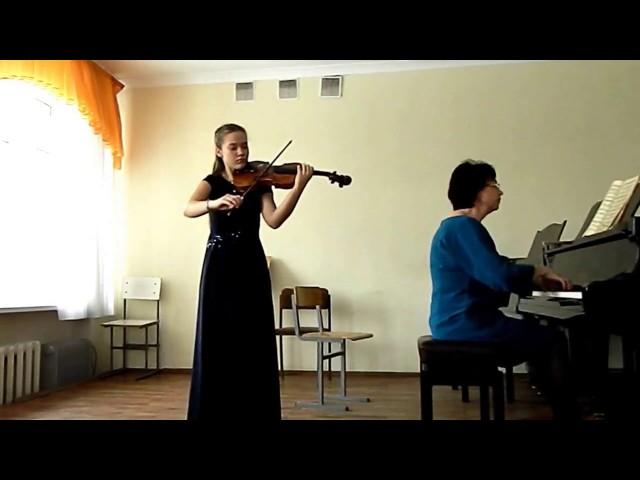 Виолетта Ефанова - Концерт Бах ля-минор 1 часть