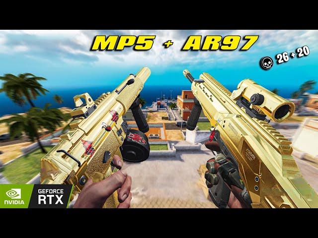 AR97 + MP5 26 + 20 kill Shutter island random squad Blood strike max graphic rtx 2060