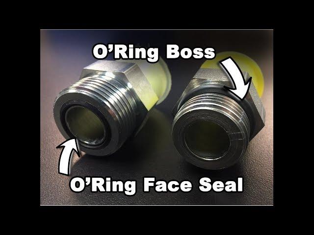 The Different Between O'Ring Boss and O'Ring Face Sealing SAE Fittings