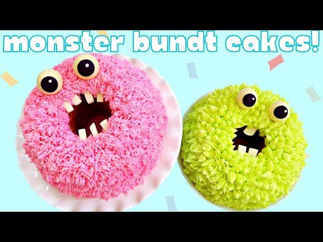 Monster Bundt Cakes Tutorial