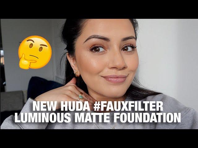 NEW HUDA BEAUTY #FAUXFILTER LUMINOUS MATTE FOUNDATION | KAUSHAL BEAUTY