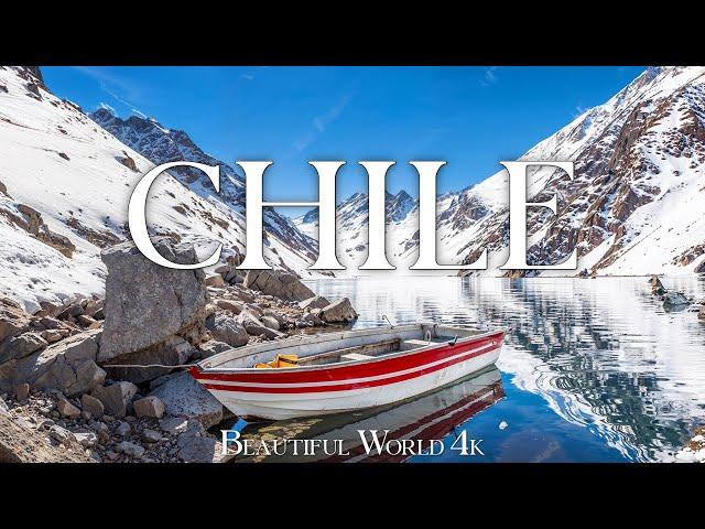 Chile 4K - Majestic Andes in Winter and the Untamed Beauty of Patagonia - Calming Piano Music