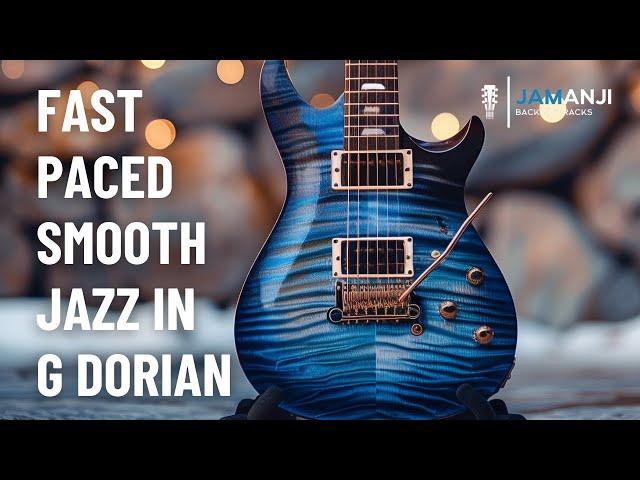 Fast Paced Smooth Jazz Backing Track In G Dorian