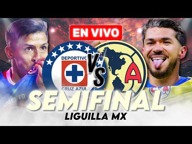 ¡EL PARTIDO DEL SIGLO! CRUZ AZUL 3-4 AMÉRICA  EN VIVO | SEMIFINAL VUELTA ️ ¡SÓLO ES NARRACIÓN!