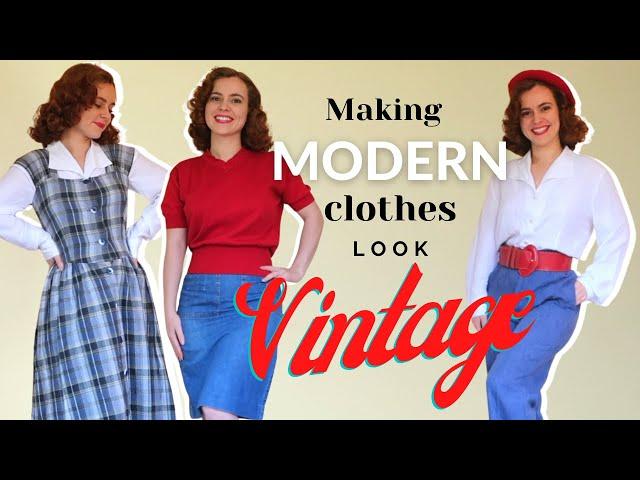 How To Make Modern Clothes Look Vintage