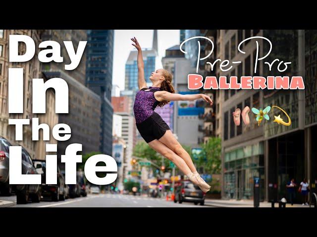 A Day In The Life of a PRE-PROFESSIONAL BALLET STUDENT in NYC