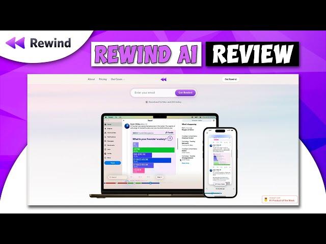 Rewind AI - Review | Best AI For Productivity, Education (Students)