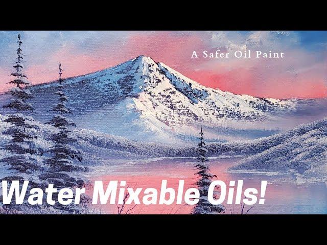 Using Water Mixable Oil Paint - A safer alternative to traditional oils.