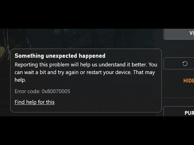 Fix Games Not Installing On Xbox App Error Code 0x80070005 On PC