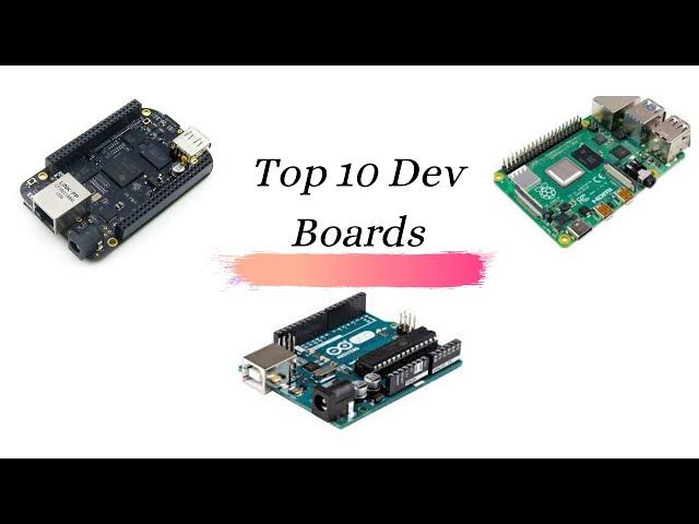 Top 10 Microcontroller development Boards 2023 | IOT Boards #arduino #rpi