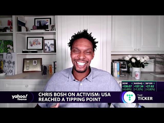 Former NBA player Chris Bosh discusses activism and the importance of voting