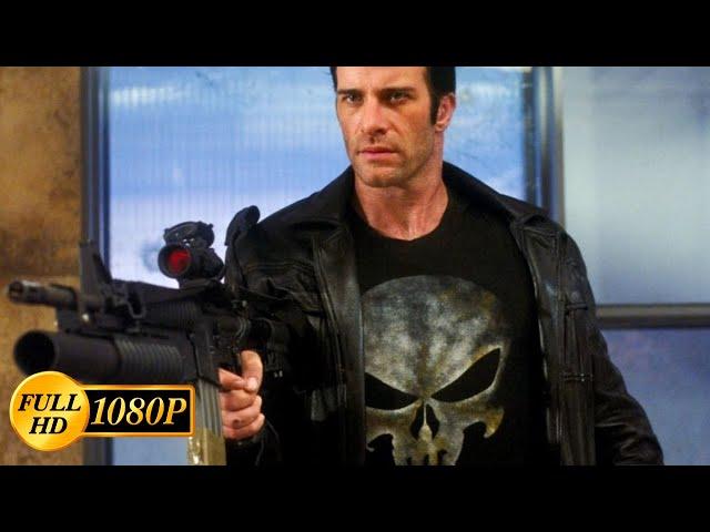 Thomas Jane attacks John Travolta's club and kills all the gang members / The Punisher (2004)