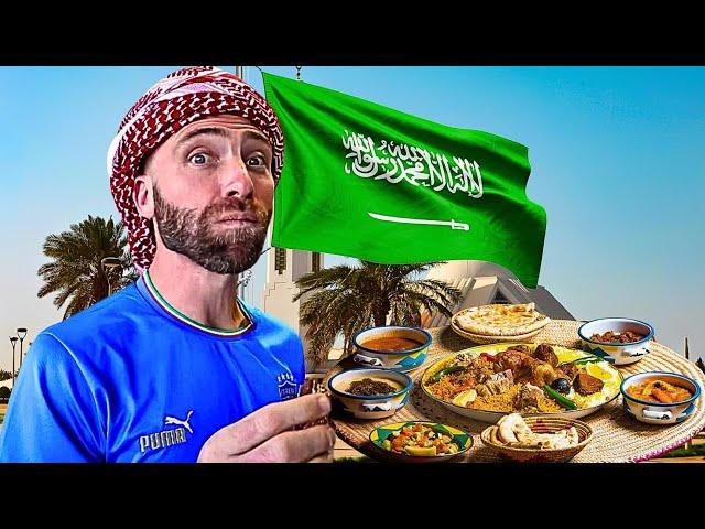 100 Hours in Saudi Arabia!!  Jeddah Food Experience!