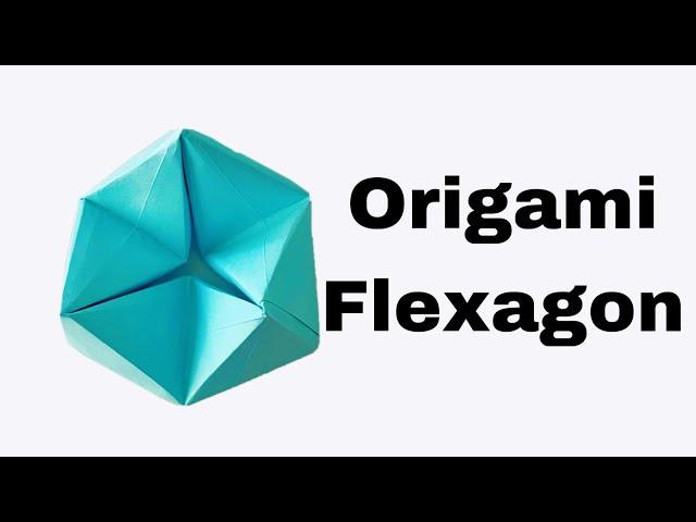 ORIGAMI Transforming FLEXAGON Tutorial | Easy Paper Craft 516