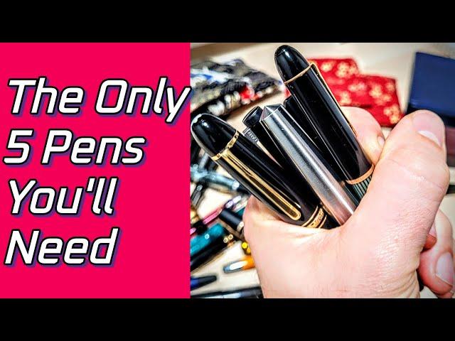 Building The Perfect 5 Pen Fountain Pen Collection