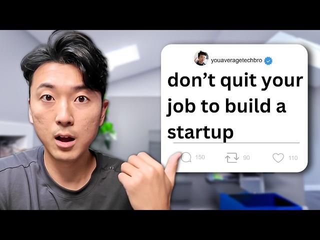 Why You Shouldn't Quit Your Day Job To Build Your Own Startup