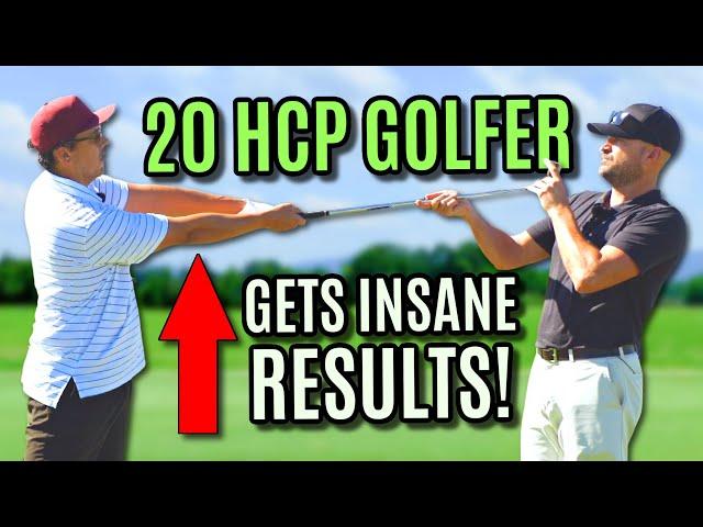 Small Changes To Golf Swing Bring INSANE Results - Live Golf Lesson