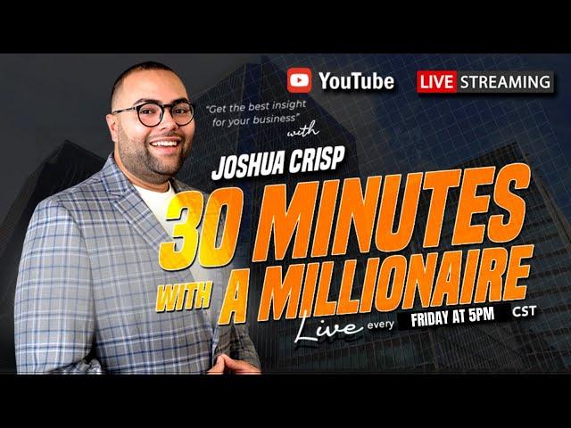 The best online business to start today | LIVE Q&A W/ Joshua Crisp 2/11/22 | 30 mins w/a millionaire