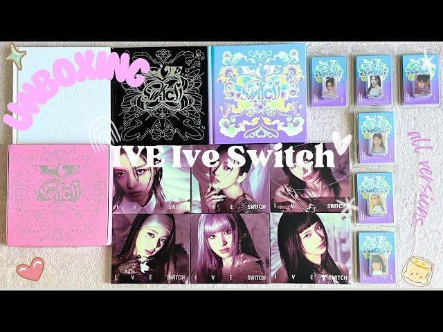 *.｡. Распаковка 35+ альбомов IVE IVE SWITCH * dive diaries ep.5
