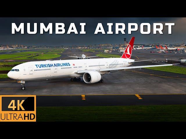 Mumbai Airport | Monsoon Plane Spotting 2024 | MEGA Compilation [4K]