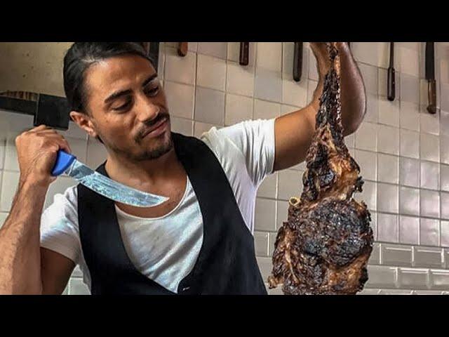 Salt Bae Amazing Meat Cutting Skills!#2