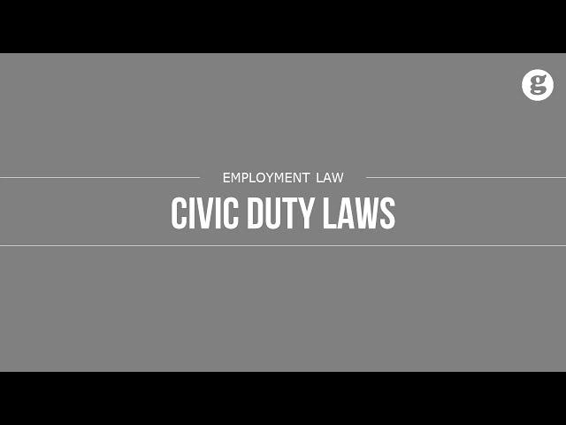 Civic Duty Laws