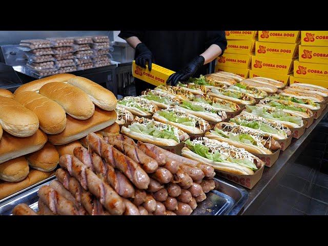 American style hot dog, pizza, hamburger BEST 3 / Korean street food