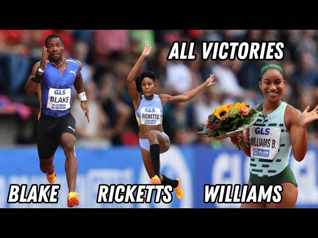 Full Race | Briana Williams, Yohan Blake and Shanieka Ricketts WINS in Germany