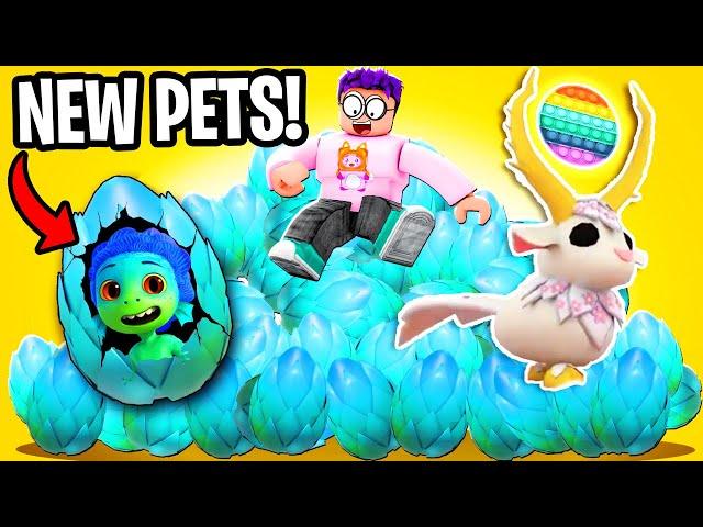 LANKYBOX Hatches EVERY NEW MYTHIC EGG PET In ROBLOX ADOPT ME!? (NEW POP IT MEGA GOLDHORN LUCA PET?!)