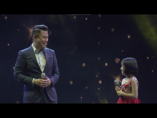 Kevin Tan and daughter Katy sing “All I Ask of You” at Megaworld 2021 Christmas Party