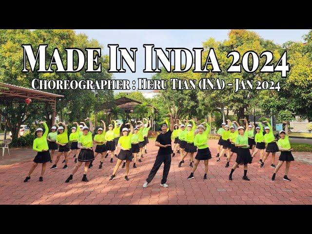 MTDANCE | Made In India 2024 | LINE DANCE | Phrased Beginner | Heru Tian