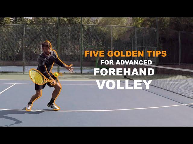 Five Golden Tips For Advanced Forehand Volley (TENFITMEN - Episode 156)