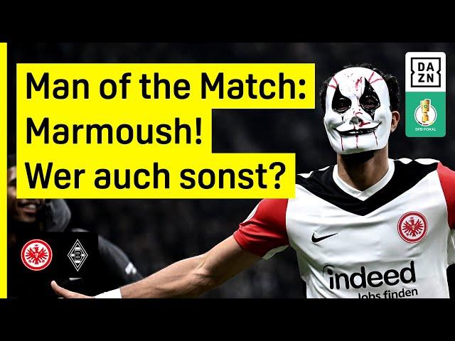 SGE in Unterzahl! Joker Marmoush regelt: Eintracht Frankfurt - Borussia M'gladbach | DFB-Pokal