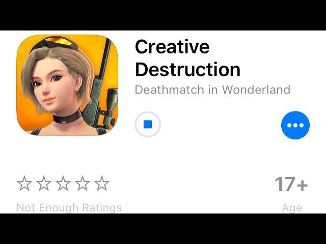 Download creative destruction on iOS available now at AppStore