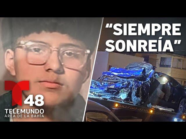 Madre hispana llora la muerte de joven que habría sido chocado por conductor ebrio en Richmond