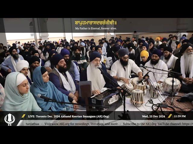 022 Bhai Harpreet Singh Jee Toronto at WednesdayPM Toronto Dec 2024 Annual Akhand Keertan Smaagam