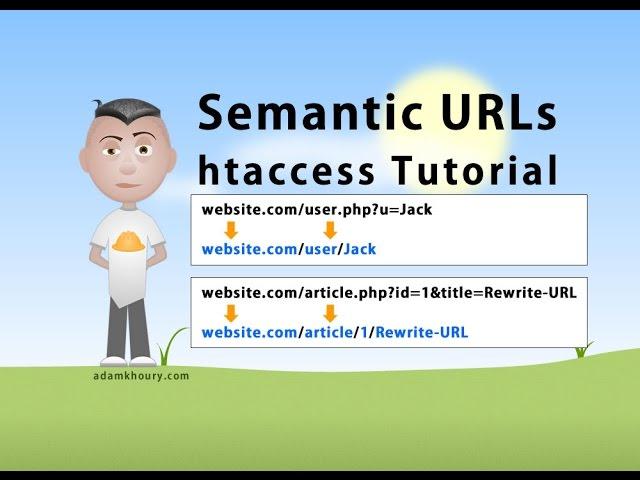 Semantic URL htaccess Tutorial SEO Friendly Clean Links Rewrite