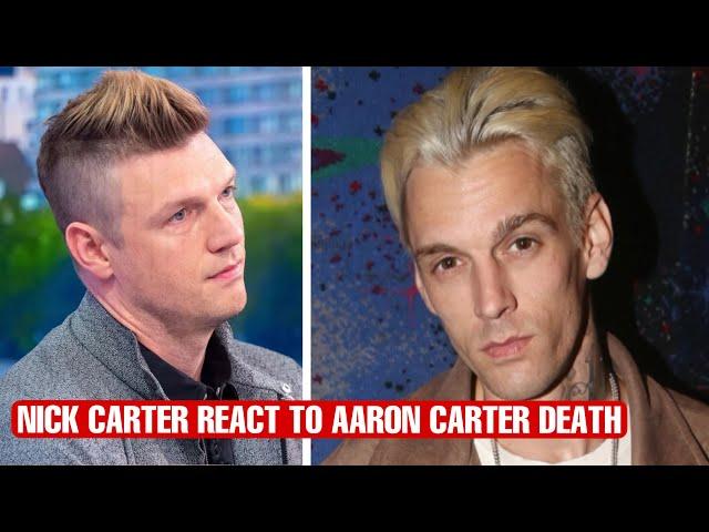 Nick Carter Finally REACT TO Aaron Carter DEATH Live…